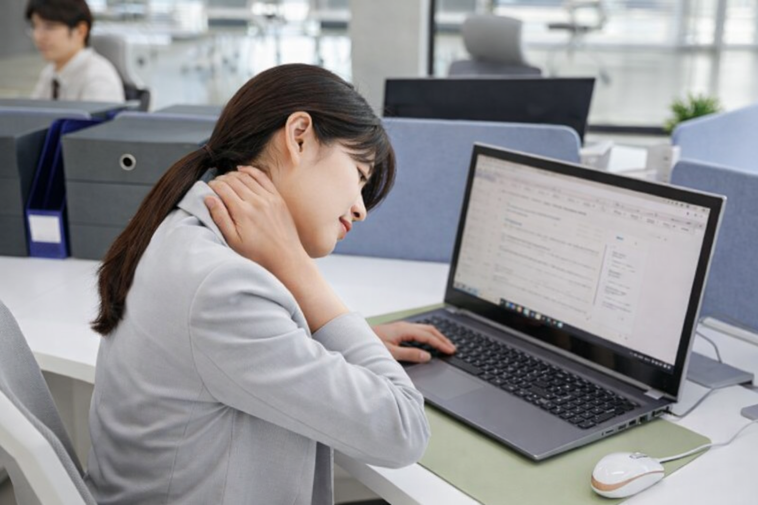 일자목 (거북목증후군)