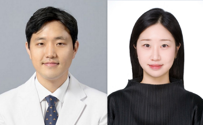 왼쪽부터 윤초석 교수, 하영주 계장